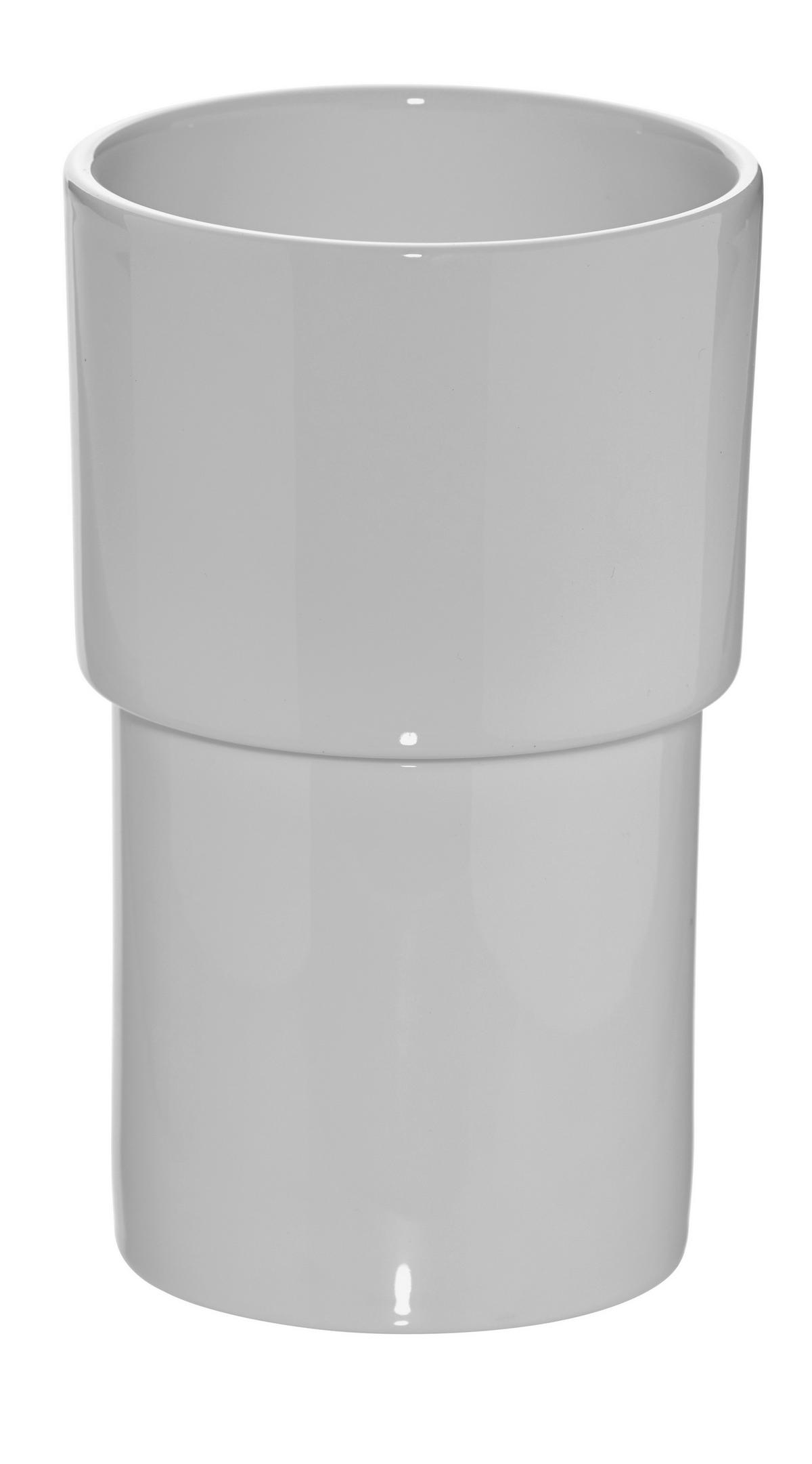 WC-BÜRSTENHALTER   Keramik  - Weiss, Basics, Keramik (10/16cm)