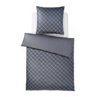BETTWÄSCHE 2-teilig JOOP! CORNFLOWER GRADIANT Jersey 135/200 cm  - Dunkelblau/Grau, Basics, Textil (135/200cm) - Joop!