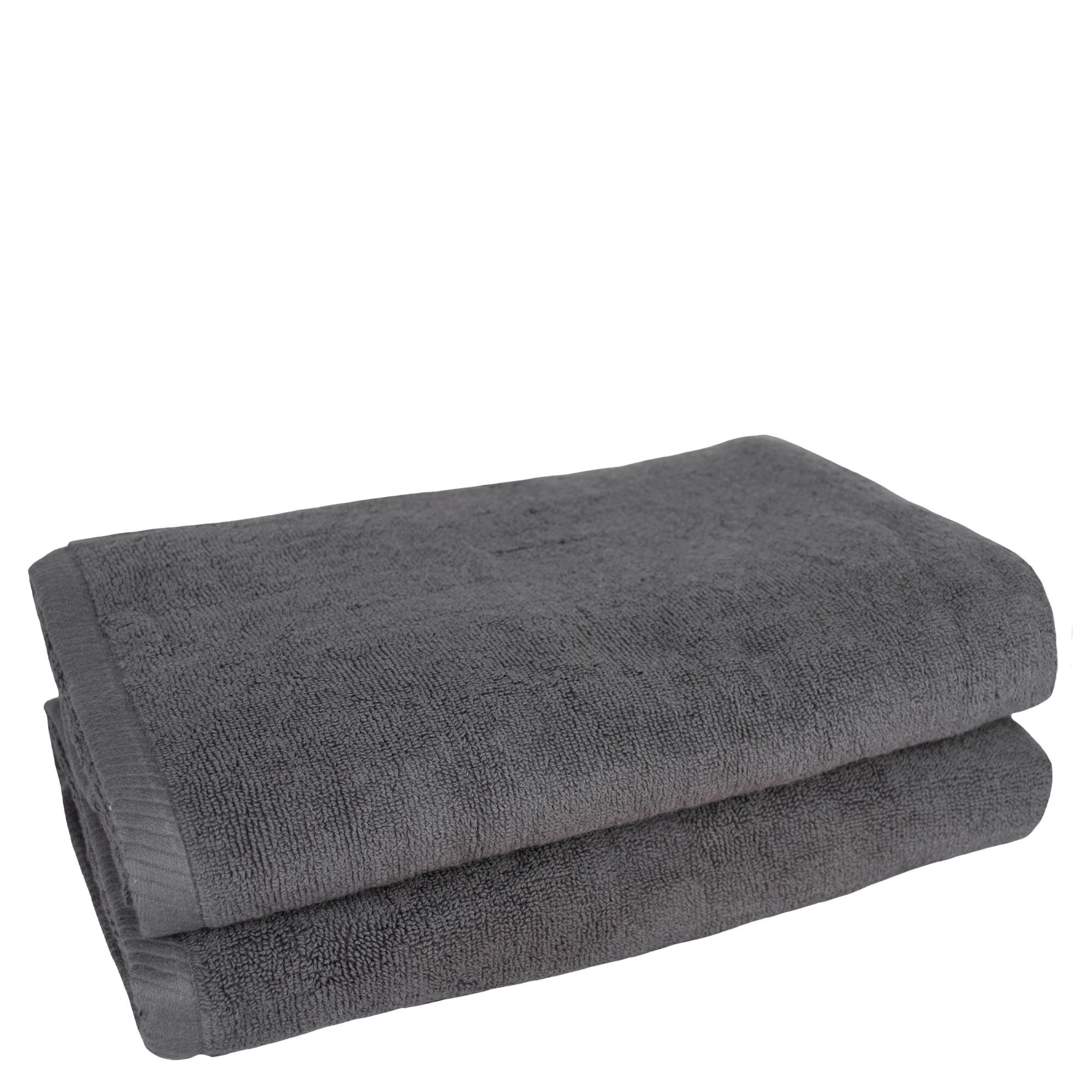 FROTTIERSET TIAGO Anthrazit 2-teilig  - Anthrazit, Basics, Textil - Zoeppritz
