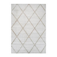 WEBTEPPICH Wohnzimmer 200/290 cm Luxury 210 Elfenbein / Taupe Creme, Taupe rechteckig  - Taupe/Creme, Basics, Textil (200/290cm) - Novel