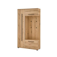 GARDEROBE  in 111/201/39 cm  - Eichefarben, MODERN, Holzwerkstoff (111/201/39cm) - MID.YOU