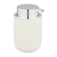 SEIFENSPENDER AGROPOLI  - Chromfarben/Weiß, Basics, Kunststoff (7,5/12,5/9cm) - Wenko