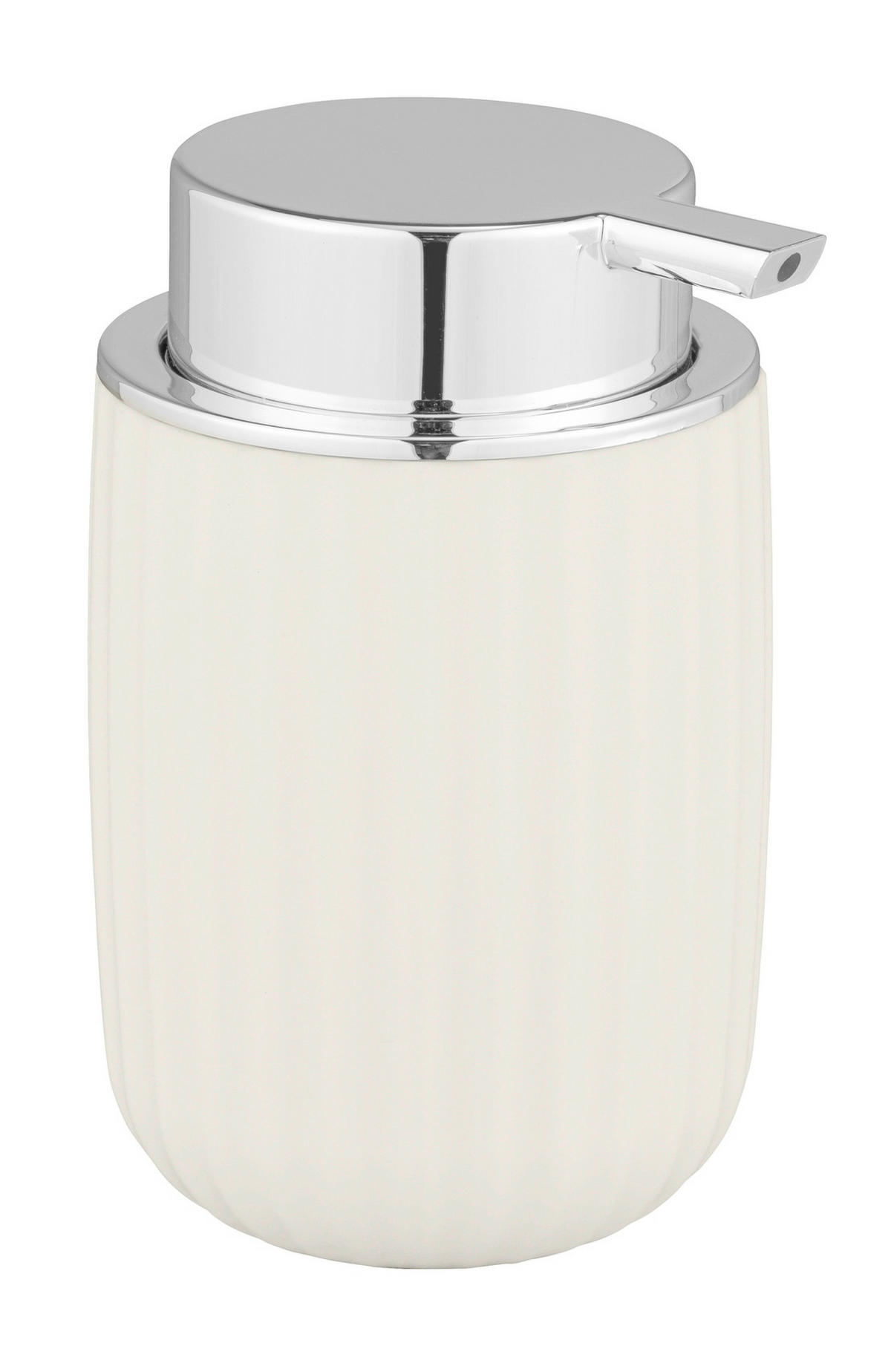 SEIFENSPENDER AGROPOLI  - Chromfarben/Weiß, Basics, Kunststoff (7,5/12,5/9cm) - Wenko