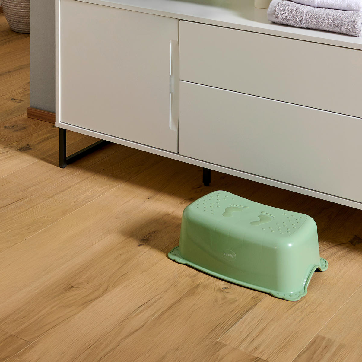 TRITTHOCKER  - Hellgrün, Basics, Kunststoff (41,5/30/14,5cm) - My Baby Lou