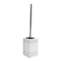 WC-BÜRSTENGARNITUR in Kunststoff  Kunststoff   - Chromfarben/Multicolor, Basics, Keramik/Kunststoff (9/38,5/9cm) - Sadena