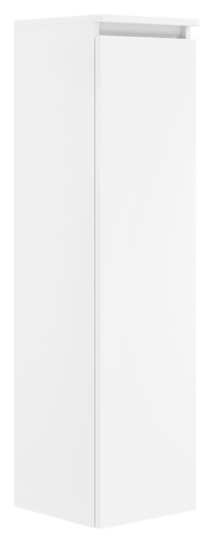 BADEZIMMER in 122,4 cm - Dunkelgrau/Weiß Hochglanz, KONVENTIONELL, Holzwerkstoff (122,4cm) - Puris
