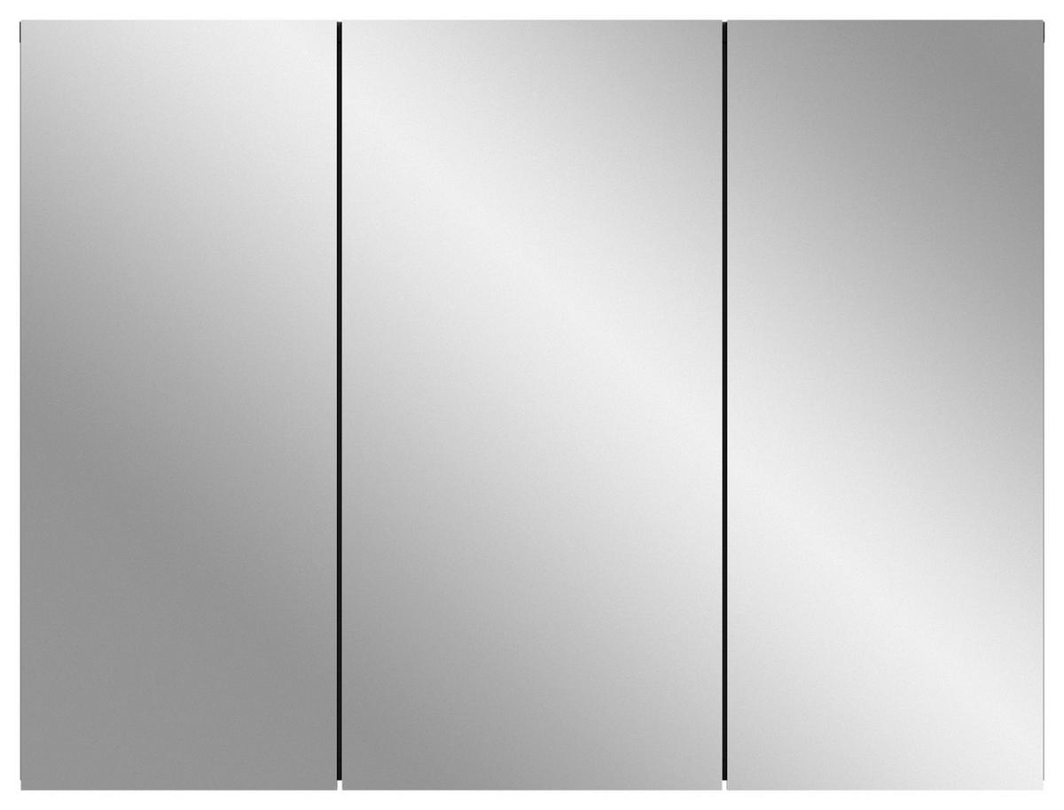 SPIEGELSCHRANK 80/60/15 cm  - Grau, MODERN, Glas/Holzwerkstoff (80/60/15cm) - MID.YOU