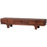 LOWBOARD Staes  in 180/37/45 cm  - Walnussfarben, Design, Holz (180/37/45cm) - Livetastic