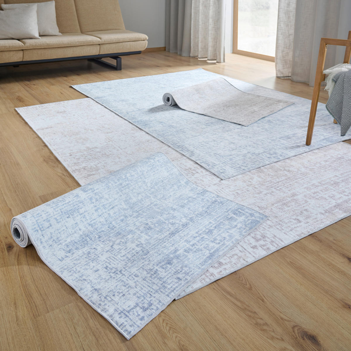 VINTAGE TEPIH 130/190 cm   bež  Wasi  - bež, Design, tekstil (130/190cm) - Novel