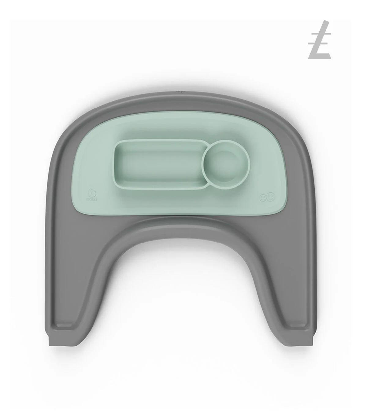 STOKKE NOMI ESS-SPIELBRETT Nomi  - Grau, Trend, Kunststoff (44,3/44,3/8cm) - Stokke