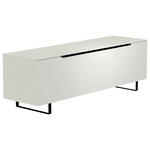 LOWBOARD  in 160/51/45 cm  - Schwarz/Weiß, Design, Glas/Holzwerkstoff (160/51/45cm) - Moderano