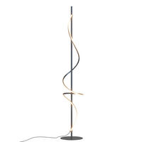 LED-STEHLEUCHTE 22/22/150 cm    - Schwarz, Design, Kunststoff/Metall (22/22/150cm)