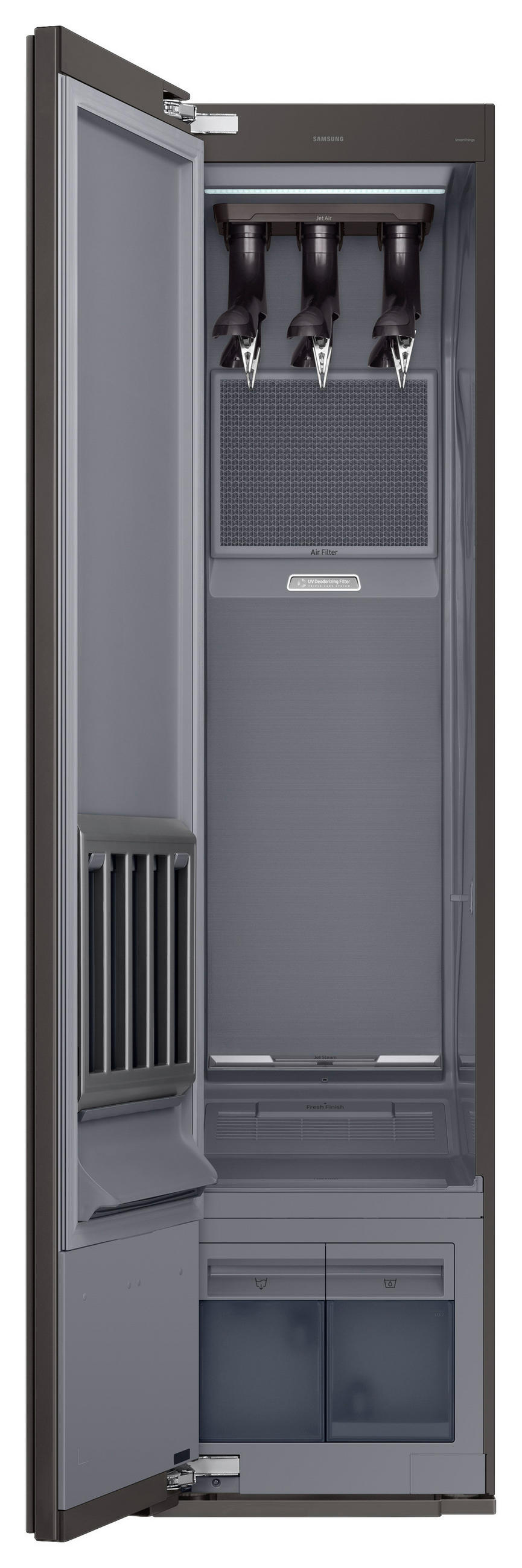 SELBSTREINIGUNGSSYSTEM - Schwarz/Dunkelblau, Basics, Karton/Kunststoff (44,5/185/63,2cm) - Samsung