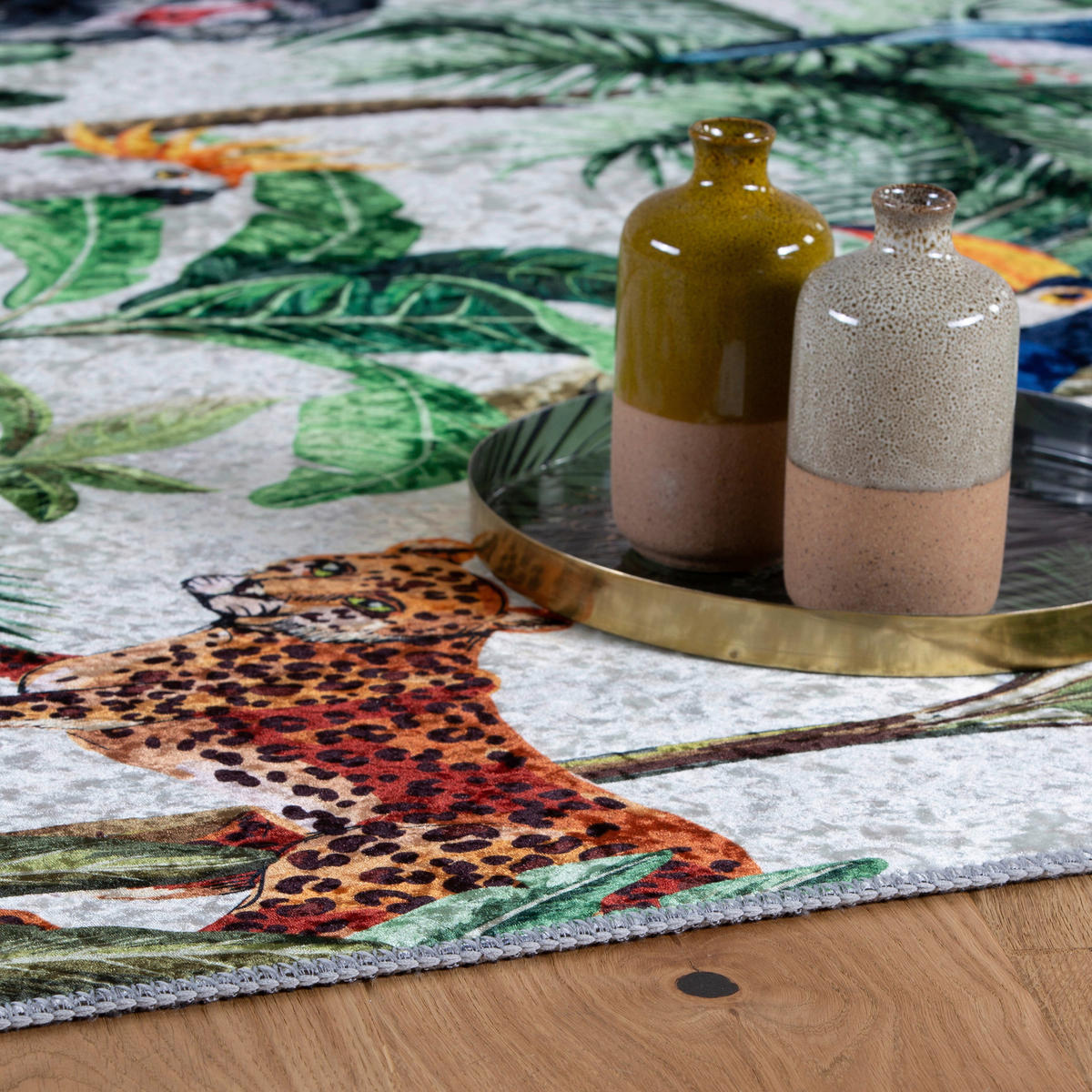 FLACHWEBETEPPICH 160/230 cm My Exotic Multicolor  - Multicolor, Design, Kunststoff/Textil (160/230cm) - Obsession