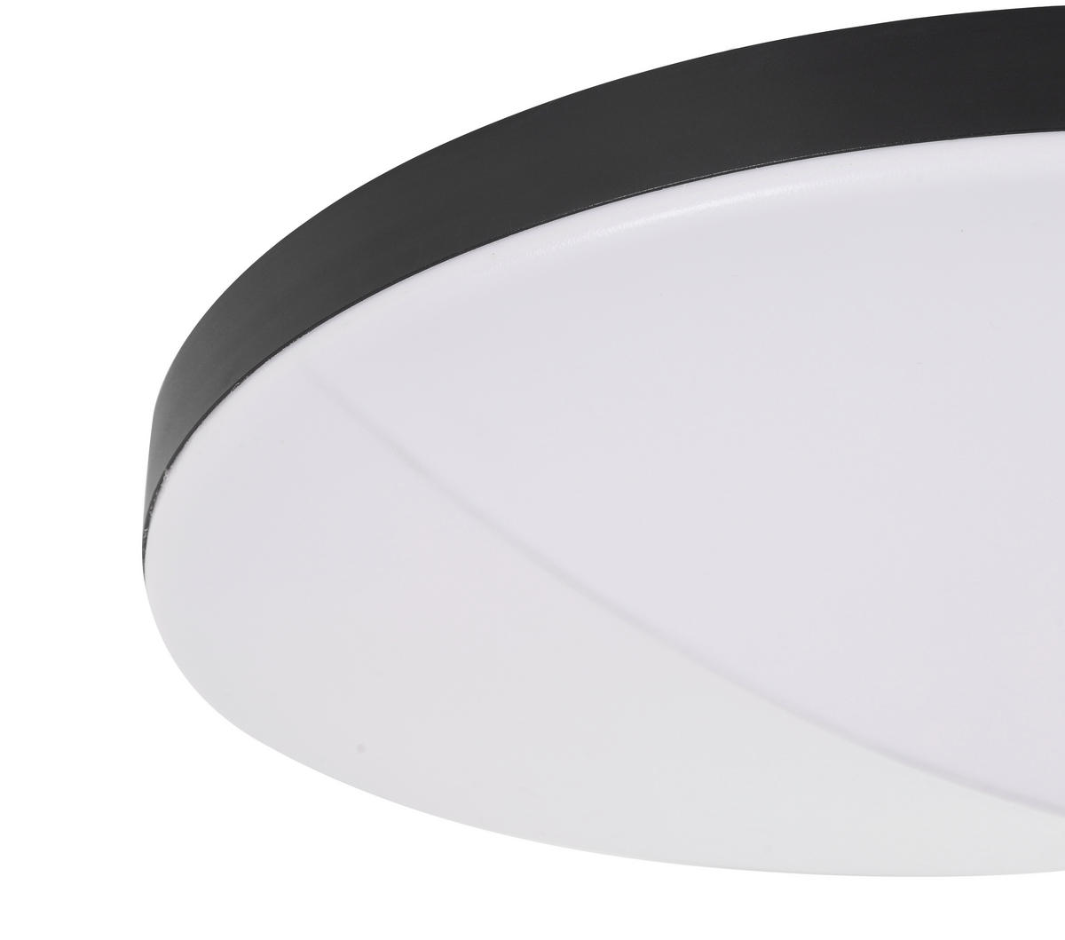 LED MENNYEZETI LÁMPA - fekete, Design, műanyag/fém (45/10,5cm) - Novel