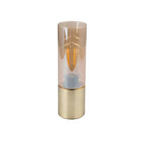 STOLNÍ LAMPA, E27, 9/30 cm  - barvy mosazi, Basics, kov/sklo (9/30cm) - Globo