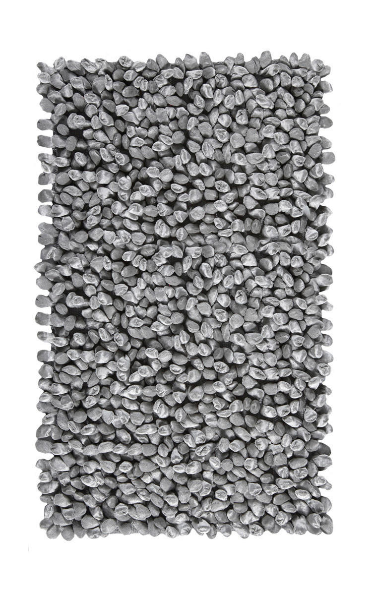 BADEMATTE ROCCA 70/120 cm  - Hellgrau/Grau, Basics, Textil (70/120cm) - Aquanova