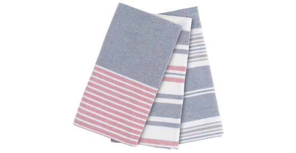 GESCHIRRTUCH-SET 3-teilig Multicolor - Multicolor, KONVENTIONELL, Textil (50/50cm) - Esposa