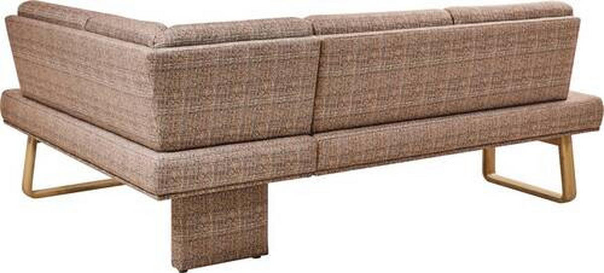 ECKBANK 280/174 cm  in Orange, Eichefarben  - Eichefarben/Orange, Design, Holz/Textil (280/174cm) - Dieter Knoll