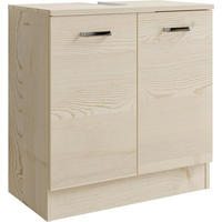 WASCHBECKENUNTERSCHRANK 60,2/62,4/33 cm  - Chromfarben/Pinienfarben, Basics, Holzwerkstoff/Metall (60,2/62,4/33cm) - Pelipal