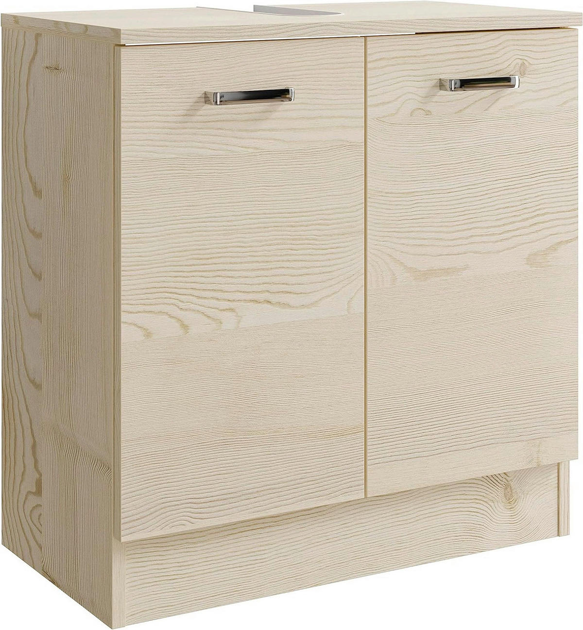 WASCHBECKENUNTERSCHRANK 60,2/62,4/33 cm  - Chromfarben/Pinienfarben, Basics, Holzwerkstoff/Metall (60,2/62,4/33cm) - Pelipal