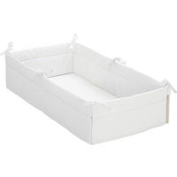 TEKSTILNA OGRADICA ZA KREVETAC   - bela, Osnovno, tekstil (35/45/15cm) - Sonne