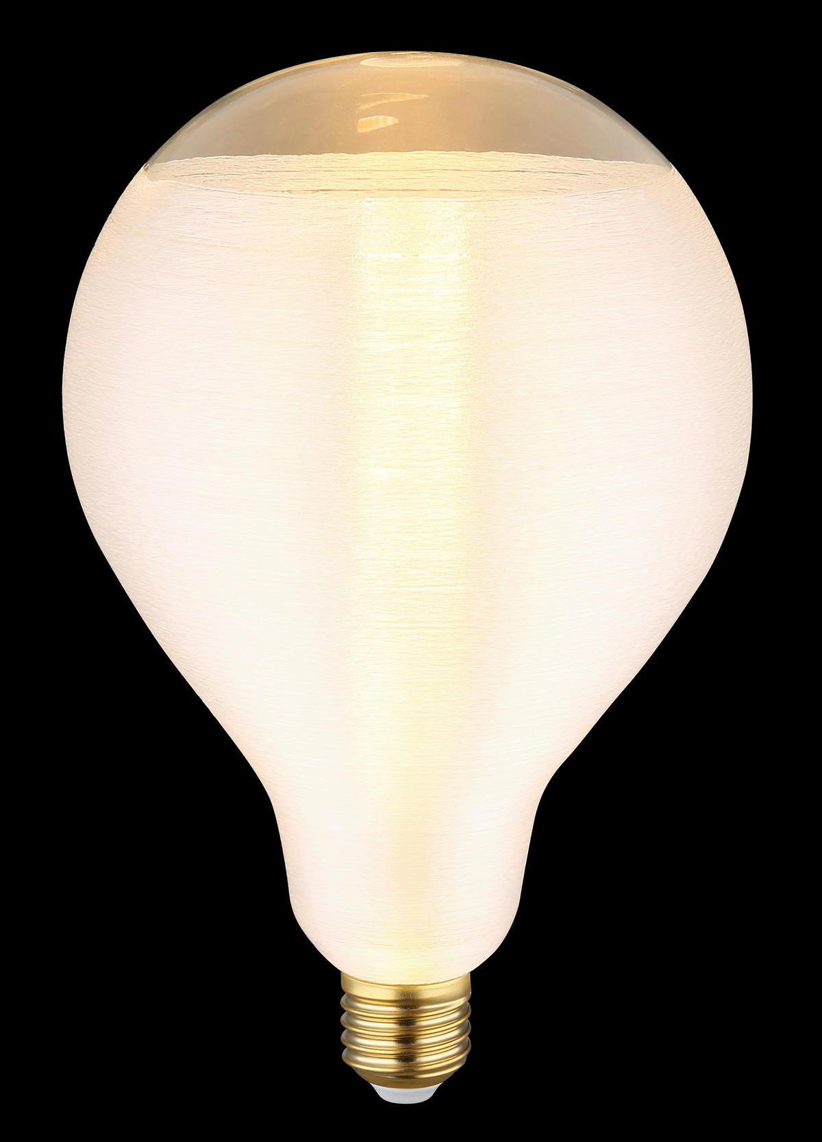 LED-LEUCHTMITTEL   E27 4 W  - Klar/Messingfarben, Basics, Glas/Metall (13/21cm) - Globo