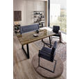 ESSTISCH in Holz, Metall, Glas 190/95/76 cm  - Schwarz/Naturfarben, Trend, Glas/Holz (190/95/76cm) - Ambia Home