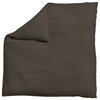 BETTDECKENBEZUG WOVEN SATIN Makosatin 200/200 cm  - Braun, Basics, Textil (200/200cm) - Schlafgut