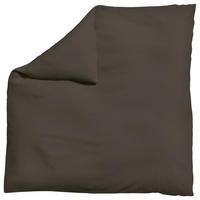 BETTDECKENBEZUG WOVEN SATIN Makosatin 200/200 cm  - Braun, Basics, Textil (200/200cm) - Schlafgut