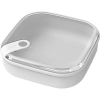 KRABIČKA NA POTRAVINY plast  plast 1 l - bílá/průhledné, Basics, plast (19,5/19,5/6,7cm) - Rotho