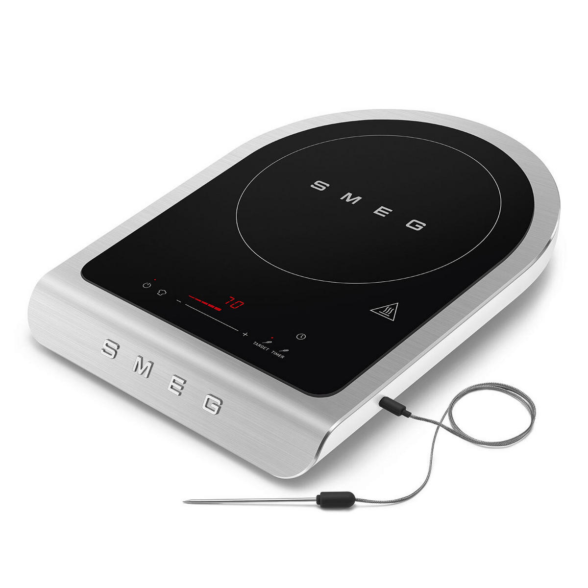 KOCHPLATTE - Weiss, Trend, Kunststoff (31.5/5.4/41.2cm) - SMEG