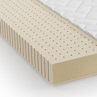 LATEXMATRATZE 120/200 cm  - Weiß, Basics, Textil (120/200cm) - Xora