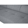 ECKSOFA in Webstoff Hellgrau  205/280 cm  - Hellgrau/Schwarz, Design, Textil/Metall (205/280cm) - Xora