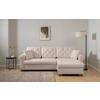 ECKSOFA Arles Taupe  - Taupe/Buchefarben, Design, Holz/Textil (266/161cm) - MID.YOU