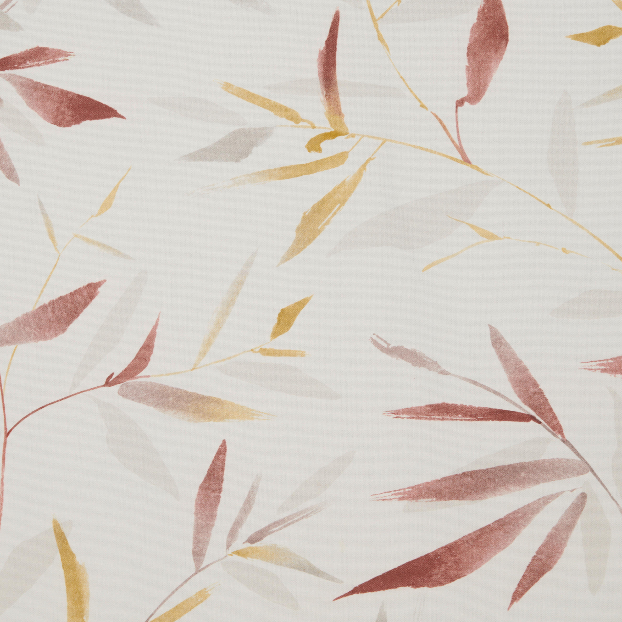 DEKOSTOFF per lfm blickdicht  - Currygelb/Rot, KONVENTIONELL, Textil (138cm) - Esposa