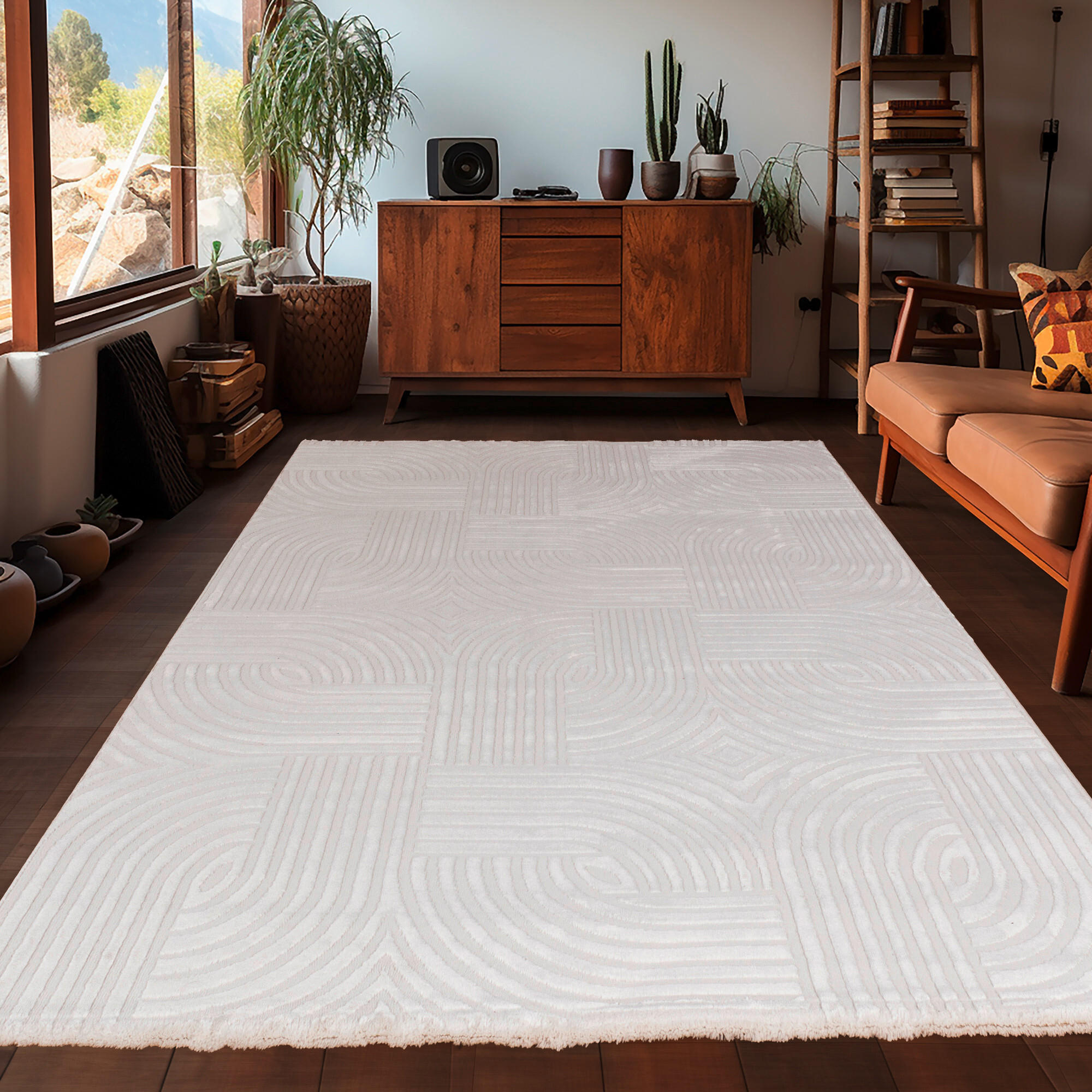 WEBTEPPICH 280/370 cm Sahara Creme  - Creme, Design, Textil (280/370cm) - Novel