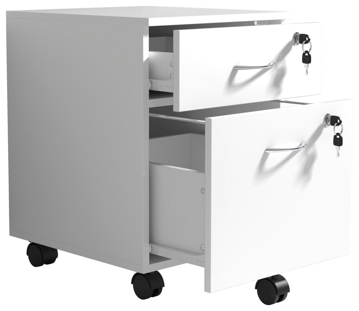 RULLHURTS 40/54/44 cm  - vit/silver, Design, metall/trämaterial (40/54/44cm) - MID.YOU