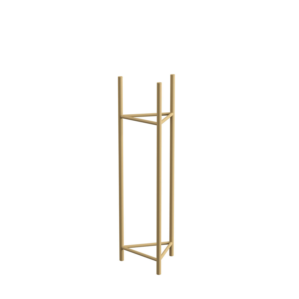 BLUMENSTÄNDER Metall  - Goldfarben, Basics, Metall (23/75/23cm)