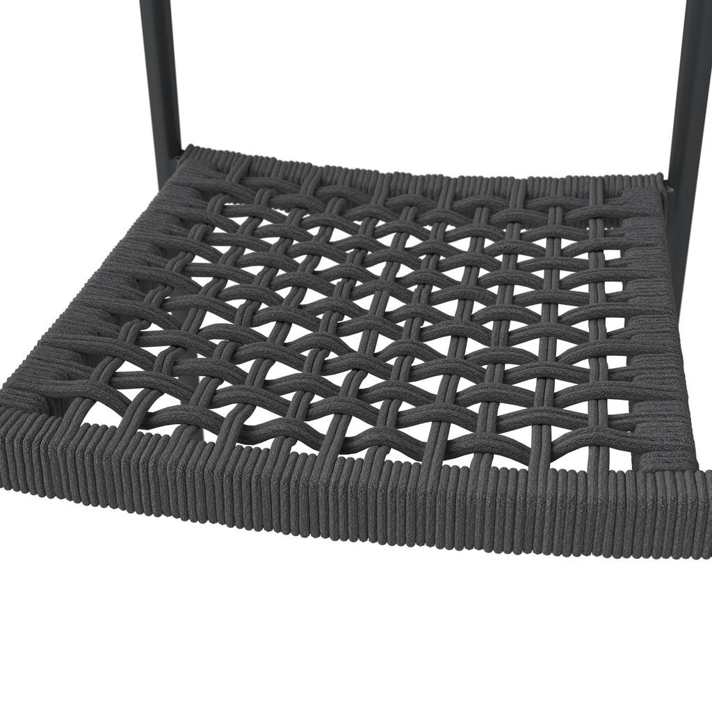 Thumbnail - Ambia Garden Stapelsessel, Anthrazit, Metall, Textil, Rundrohr, 56x86x58 cm, Gartenmöbel, Gartenstühle, Gartenstühle sta...