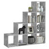 RAUMTEILER - Schwarz/Grau, KONVENTIONELL, Holzwerkstoff/Kunststoff (138,5/143,5/33cm) - MID.YOU