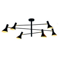 DECKENLEUCHTE  124/39 cm    - Schwarz, Design, Metall (124/39cm) - It's about Romi