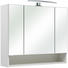 SPIEGELSCHRANK Weiß - Chromfarben/Weiß, KONVENTIONELL, Glas/Holzwerkstoff (80/70/18cm) - Xora SPIEGELSCHRANK Weiß - Chromfarben/Weiß, KONVENTIONELL, Glas/Holzwerkstoff (80/70/18cm) - Xora