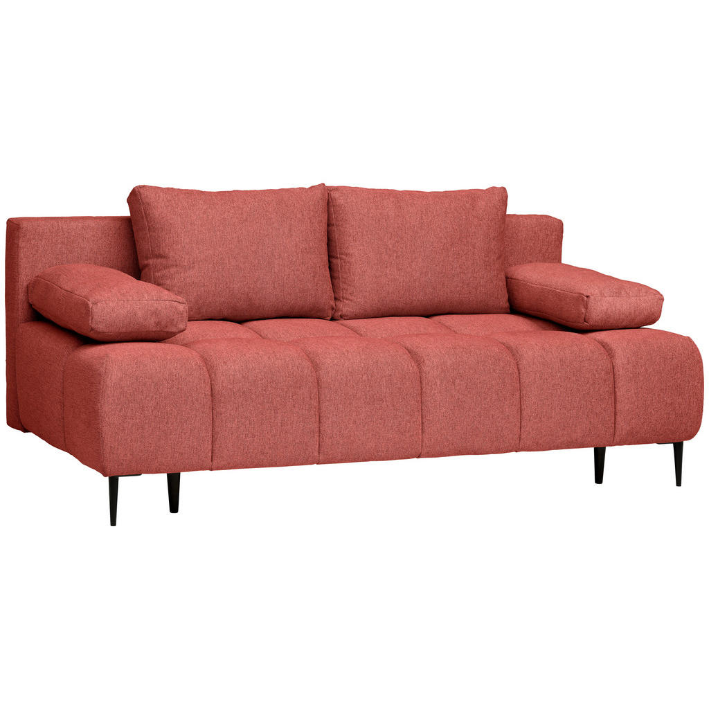 Thumbnail - Mid.you Schlafsofa, Koralle, Textil, 2-Sitzer, Füllung: Hohlfaser,Hohlfaser, 204x90x95 cm, Liegefunktion, Wohnzimmer, So...
