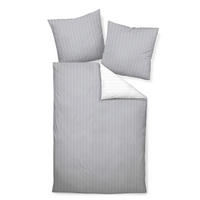 WENDEBETTWÄSCHE TANGO Seersucker 240/220 cm  - Silberfarben, Basics, Textil (240/220cm) - Janine