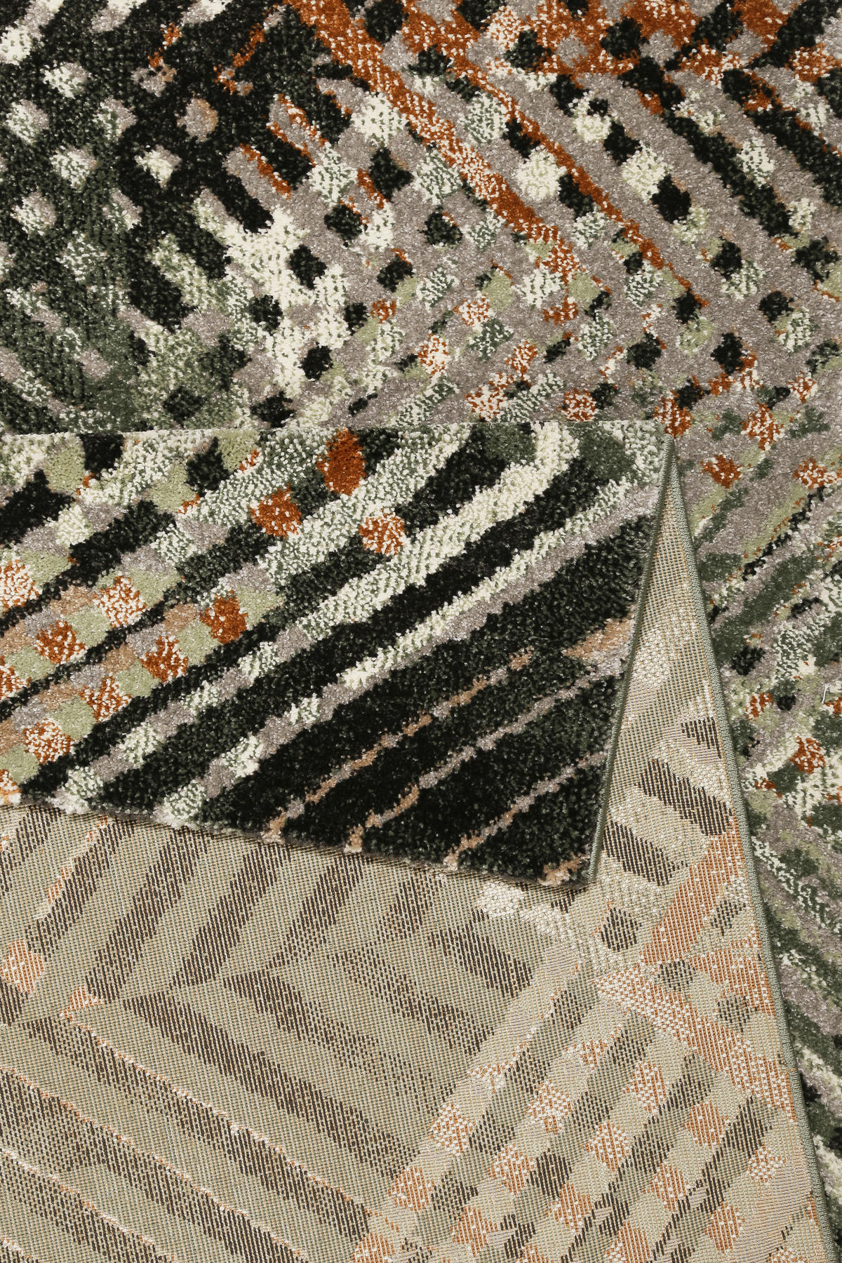 WEBTEPPICH 80/150 cm Vario Grün  - Grün, KONVENTIONELL, Textil (80/150cm) - Esprit