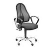 DREHSTUHL Schwarz  - Schwarz, Design, Kunststoff/Metall (48/103-111/48cm) - Topstar
