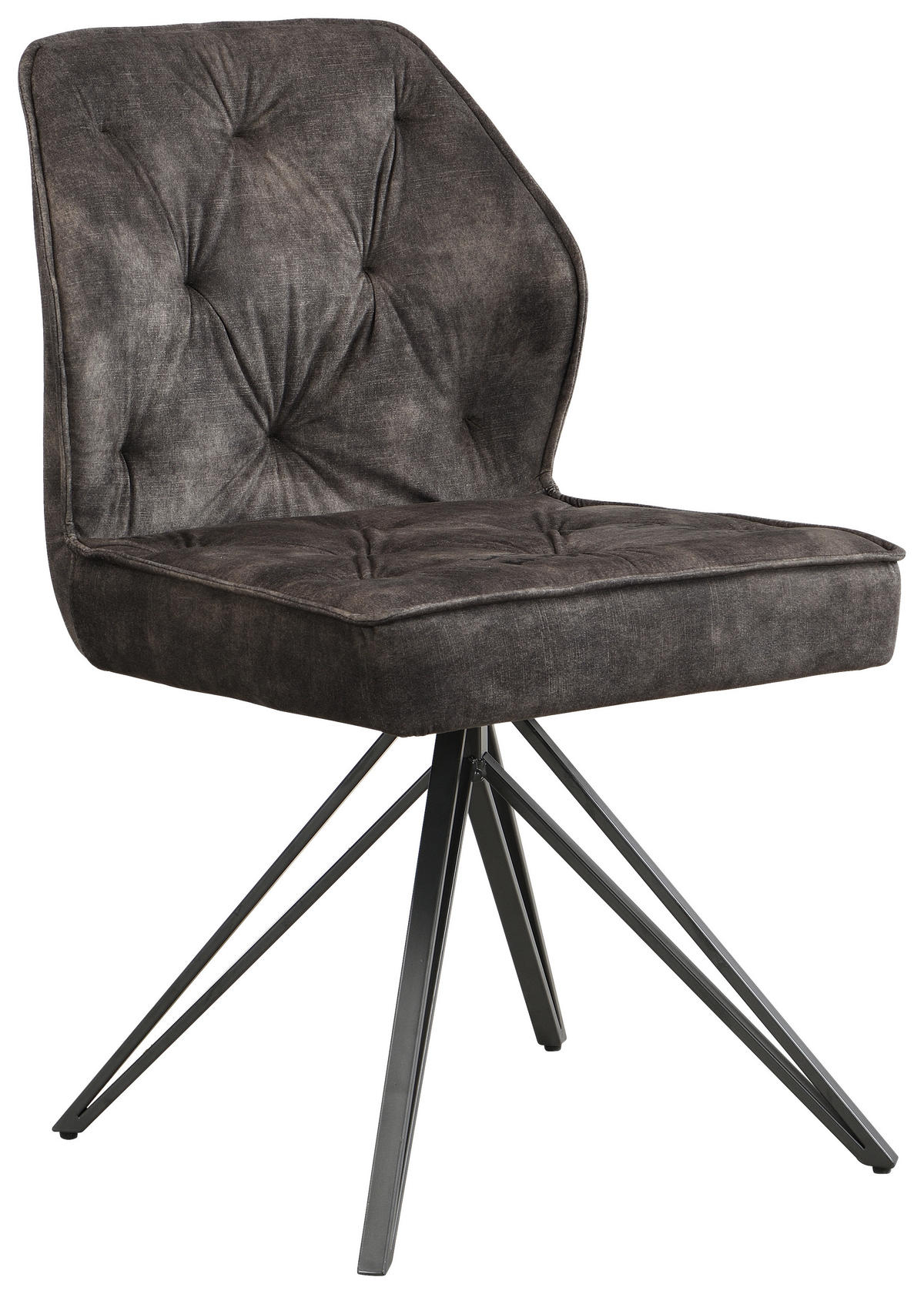 STOL , , vävt tyg  - grön/svart, Design, metall/textil (50/85/60cm) - Carryhome