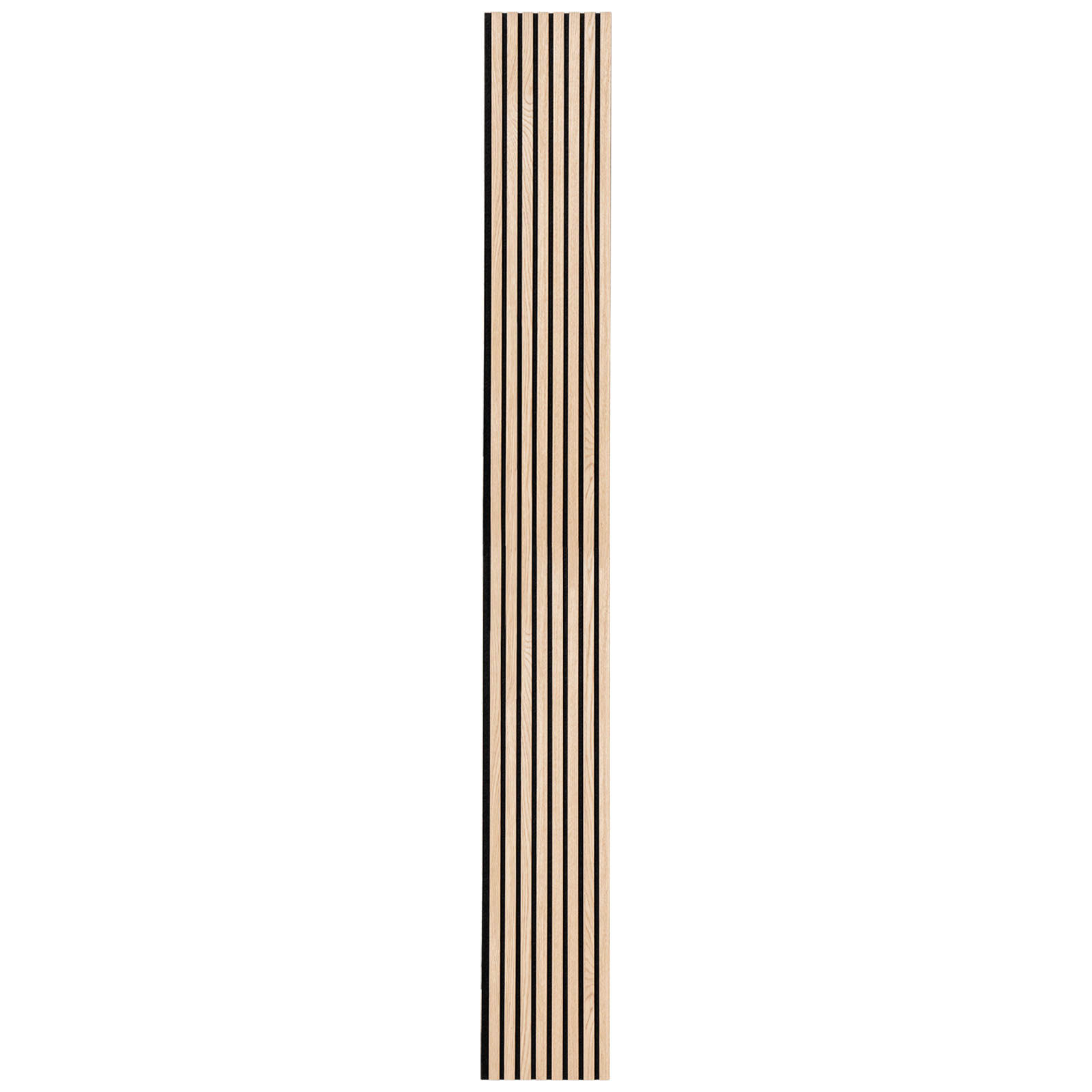 AKUSTIKPANEEL Akustikpaneel Schmal 27/275/2,1 cm  - Eiche Bianco, Basics, Holzwerkstoff (27/275/2,1cm) - Floordirekt