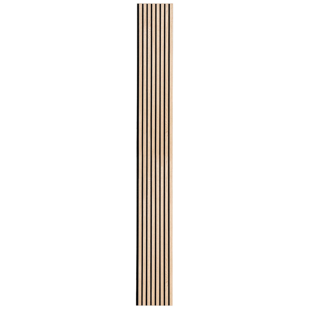 AKUSTIKPANEEL Akustikpaneel Schmal 27/275/2,1 cm  - Eiche Bianco, Basics, Holzwerkstoff (27/275/2,1cm) - Floordirekt